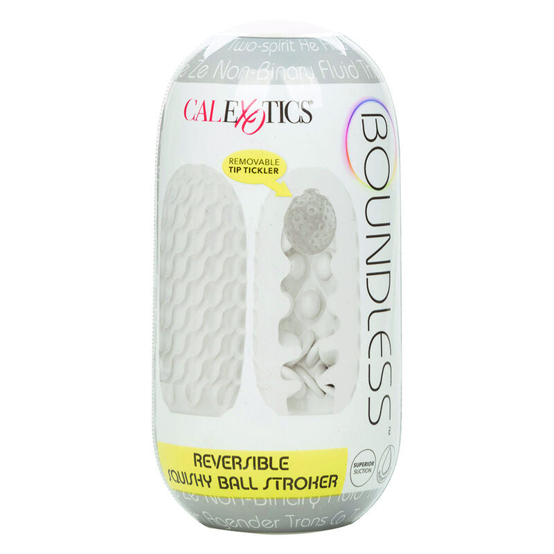 CALEXOTICS - BOUNDLESS STROKER SOFT RÉVERSIBLE GRIS