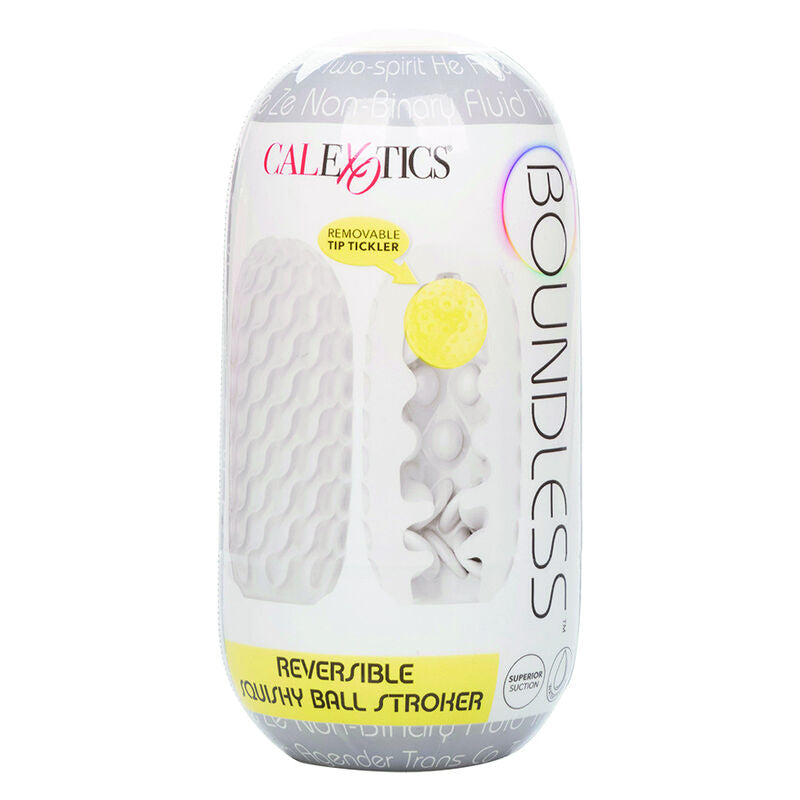 CALEXOTICS - BOUNDLESS SOFT STROKER RÉVERSIBLE JAUNE