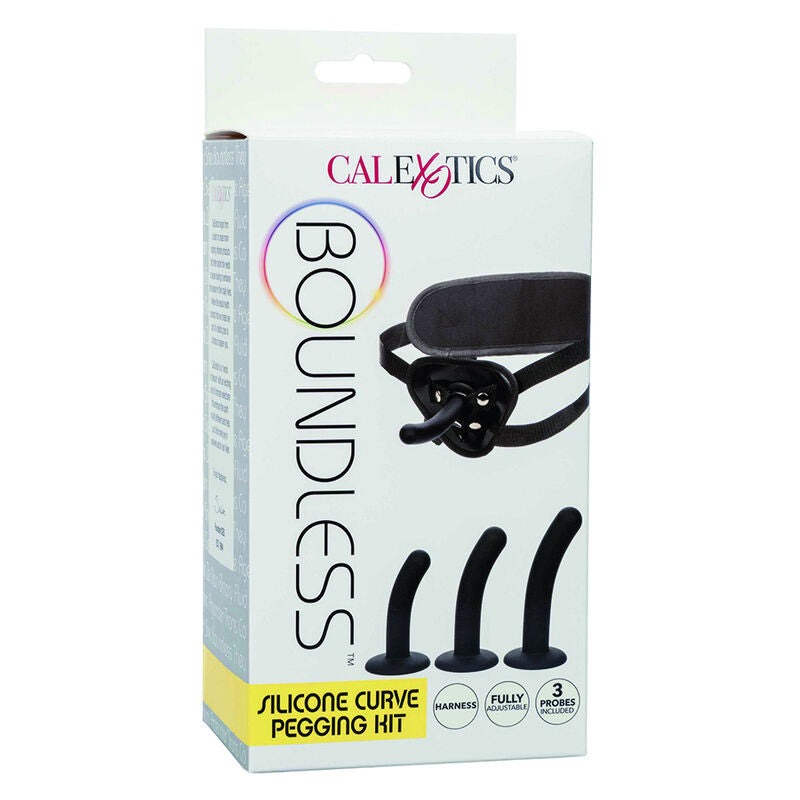 CALEXOTICS - KIT DE HARNAIS EN SILICONE COURBÉ BOUNDLESS