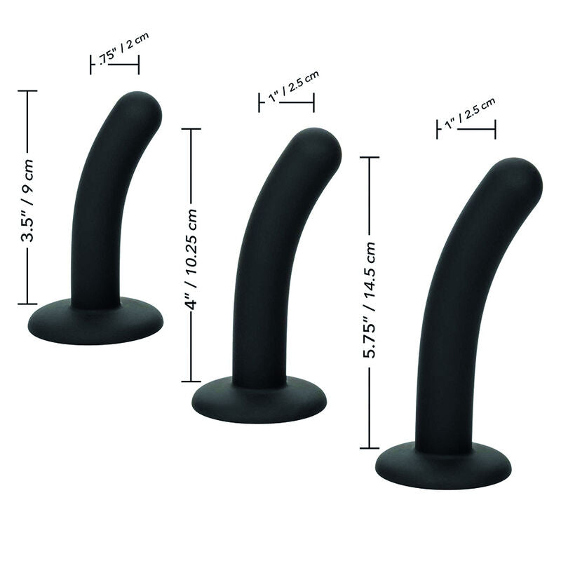 CALEXOTICS - KIT DE HARNAIS EN SILICONE COURBÉ BOUNDLESS