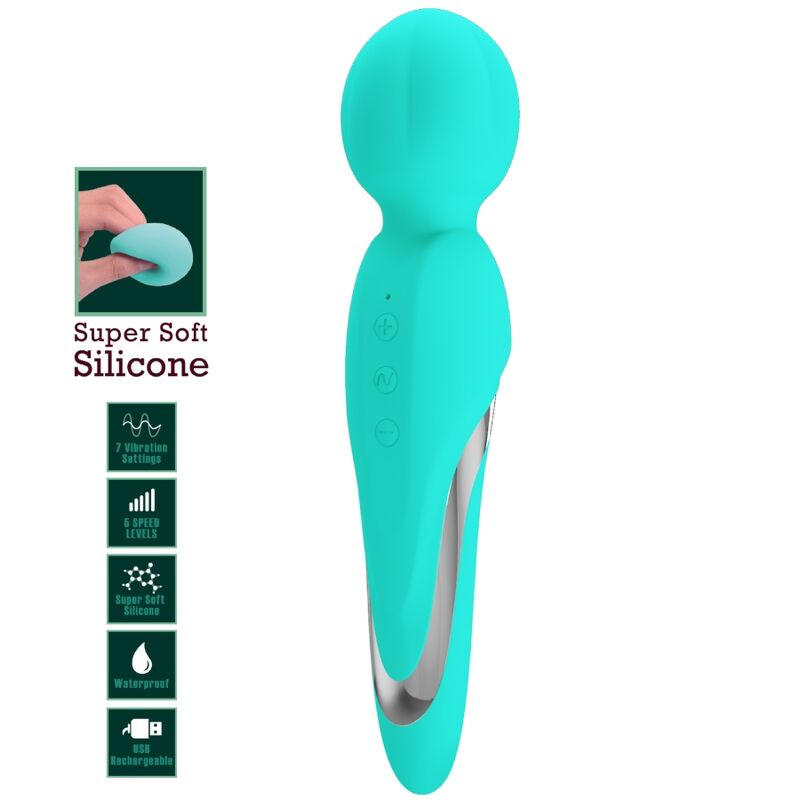 PRETTY LOVE - VIBRATEUR WALTER WATER GREEN WAND