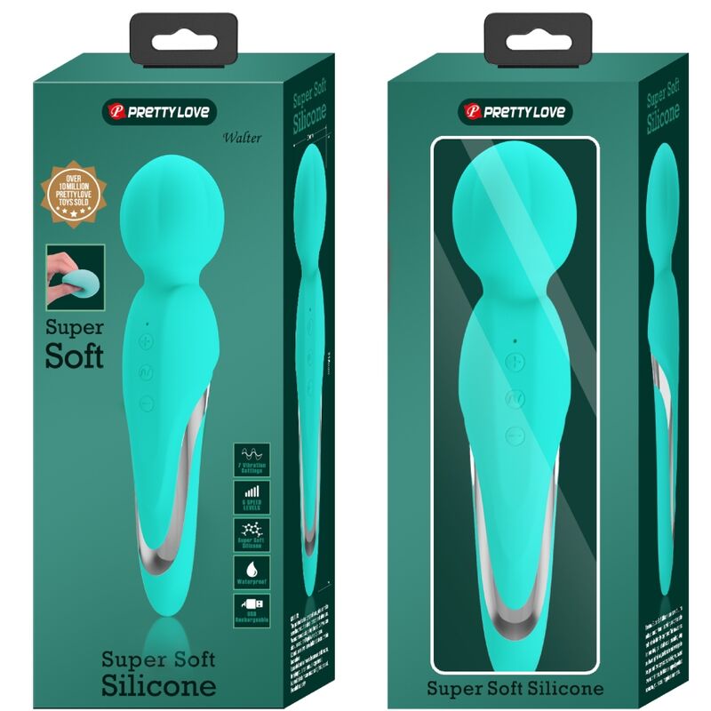 PRETTY LOVE - VIBRATEUR WALTER WATER GREEN WAND