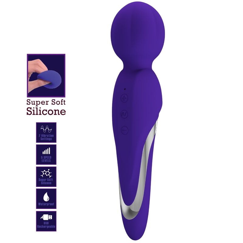 PRETTY LOVE - WALTER VIBRATING WAND VIOLET