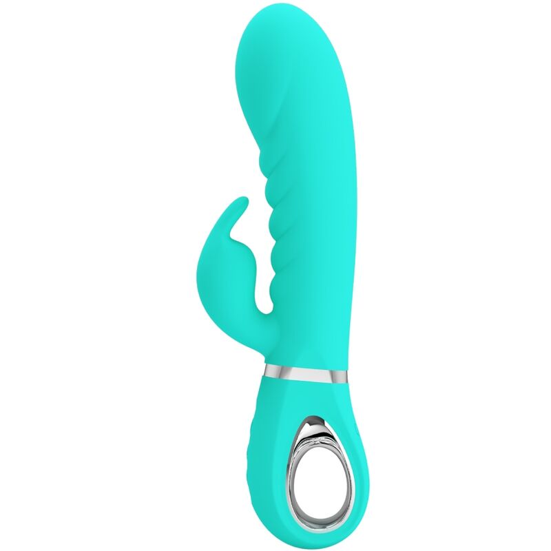 PRETTY LOVE - PRESCOTT MULTIFUNCTIONAL G-SPOT VIBRATOR AQUA GREEN