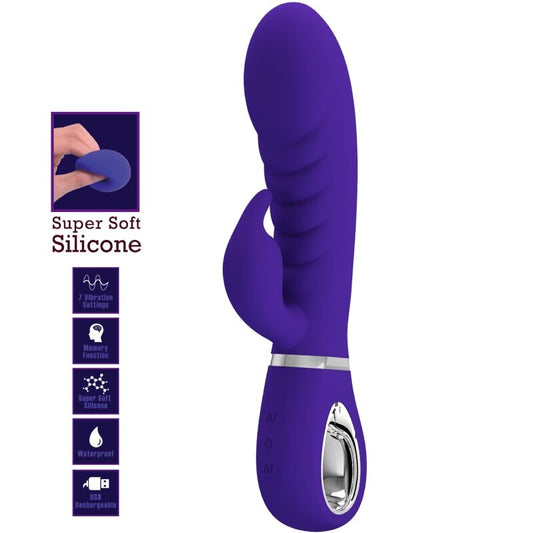 PRETTY LOVE - VIBRATEUR POINT G MULTIFONCTIONNEL PRESCOTT LILAS