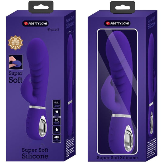 PRETTY LOVE - VIBRATEUR POINT G MULTIFONCTIONNEL PRESCOTT LILAS