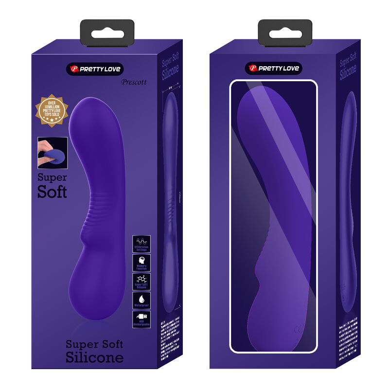 PRETTY LOVE - VIBRATEUR PRESCOTT RECHARGEABLE LILAS