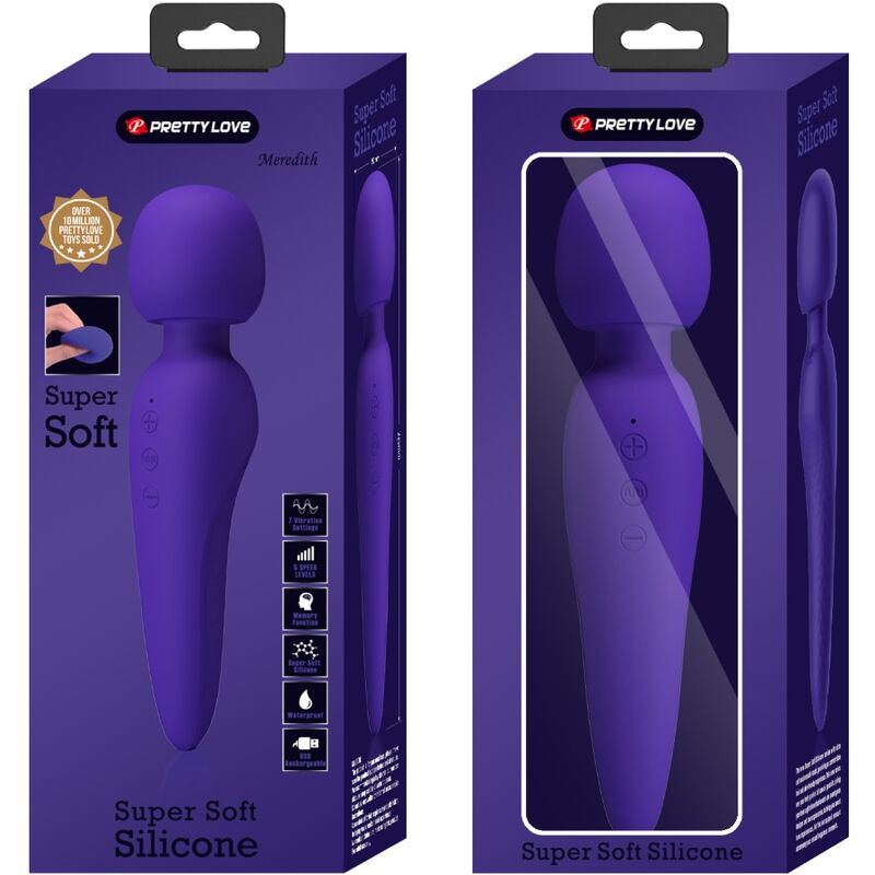 PRETTY LOVE - MASSEUR MEREDITH 12 MODES DE VIBRATION LILAS