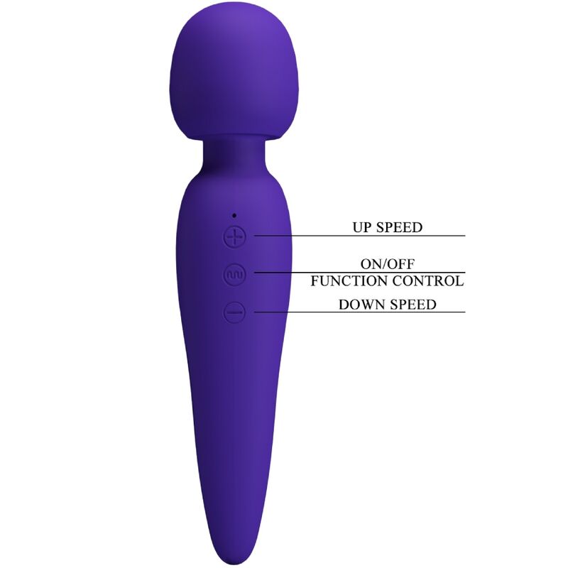 PRETTY LOVE - MASSEUR MEREDITH 12 MODES DE VIBRATION LILAS