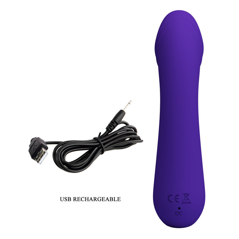 PRETTY LOVE - VIBRATEUR CETUS RECHARGEABLE LILAS