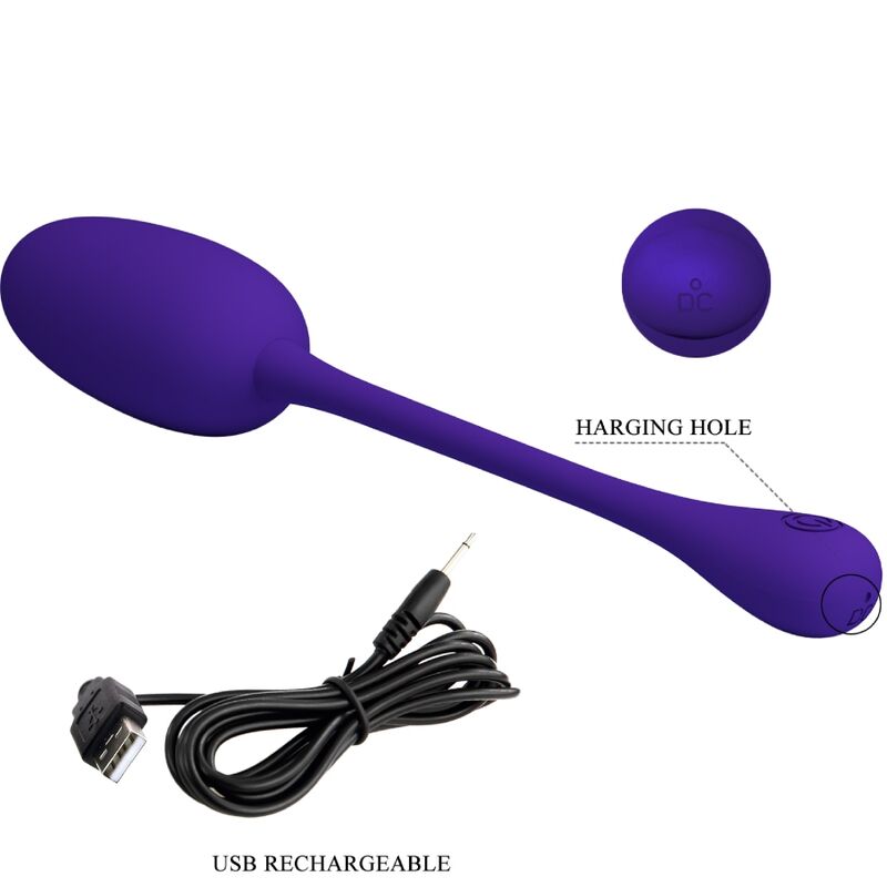 PRETTY LOVE - ŒUF VIBRANT RECHARGEABLE KNUCKER LILAS