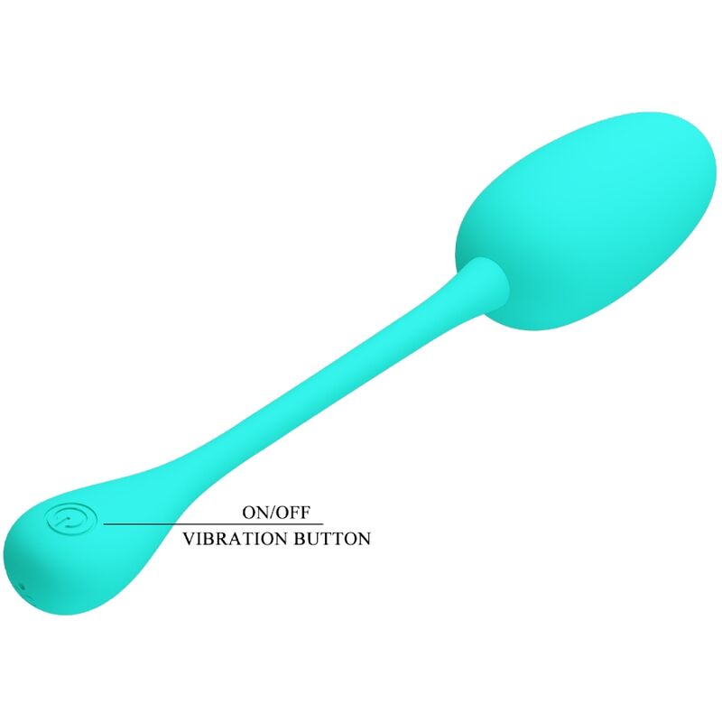 PRETTY LOVE - ŒUF VIBRANT RECHARGEABLE KNUCKER VERT AQUA