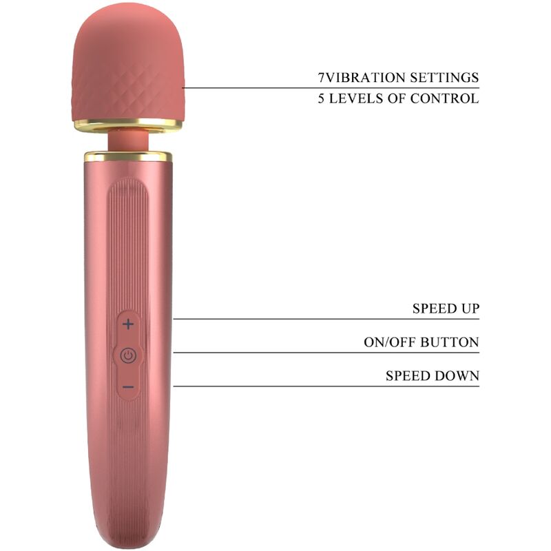 PRETTY LOVE - MASSEUR VIBRANT ROSE À 7 MODES