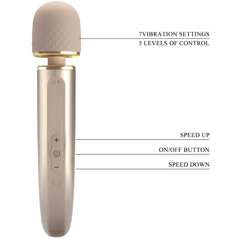 PRETTY LOVE - MASSEUR VIBRANT CHAMPAGNE 7 MODES