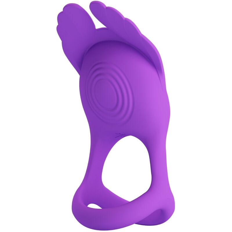 PRETTY LOVE - BAGUE VIBRANTE SILAS 7 VIBRATIONS LILAS SILICONE