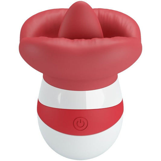 PRETTY LOVE - STIMULATEUR DE LANGUE ROUGE LÉGER MINA