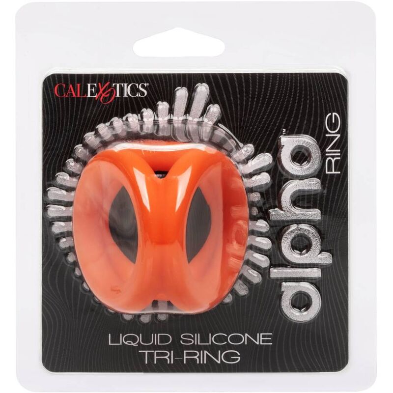 CALEXOTICS - BAGUE ALPHA TRIPLE ORANGE