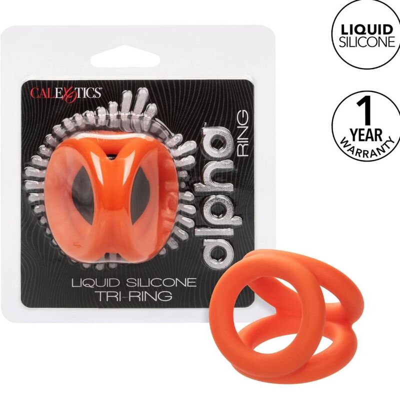 CALEXOTICS - BAGUE ALPHA TRIPLE ORANGE