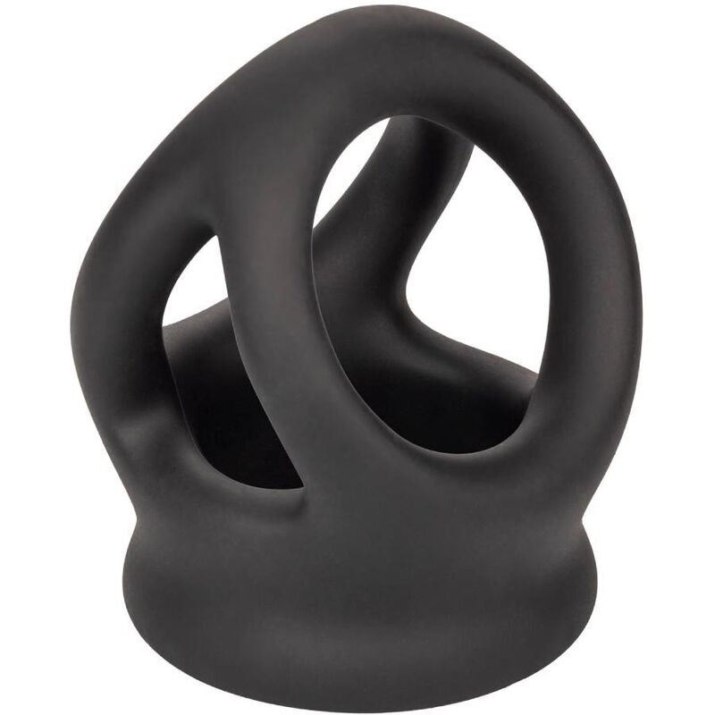 CALEXOTICS - BAGUE DOUBLE CAGE ALPHA NOIRE