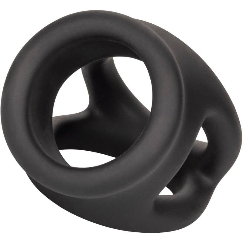 CALEXOTICS - BAGUE DOUBLE CAGE ALPHA NOIRE