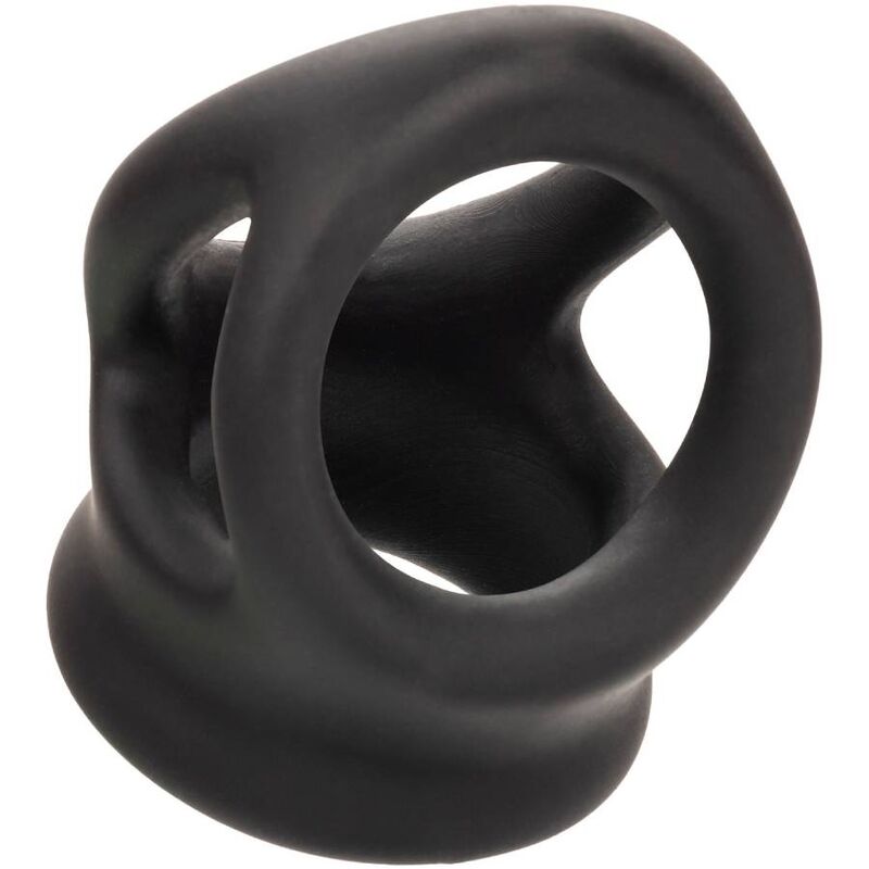 CALEXOTICS - BAGUE DOUBLE CAGE ALPHA NOIRE