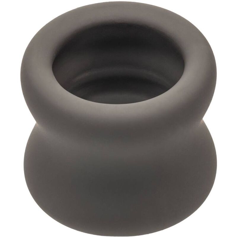 CALEXOTICS - ANNEAU D'EXTENSION DOUBLE SCROTUM ALPHA NOIR
