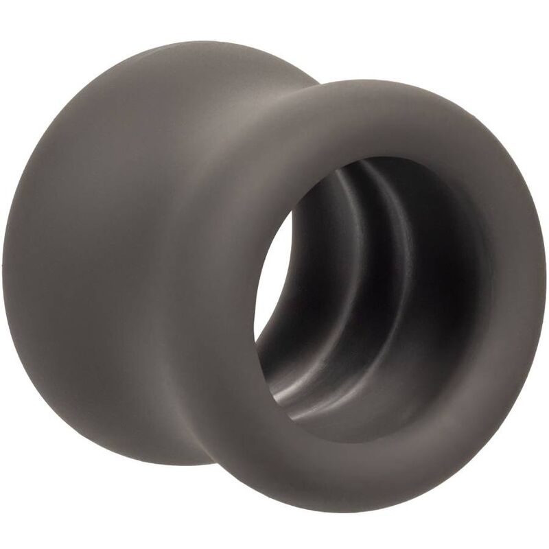 CALEXOTICS - ANNEAU D'EXTENSION DOUBLE SCROTUM ALPHA NOIR