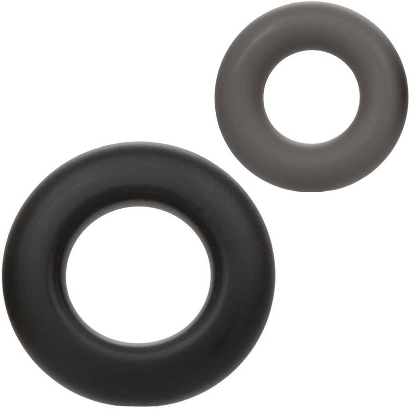 CALEXOTICS - LOT DE 2 BAGUES PROLONGÉES ALPHA GRIS