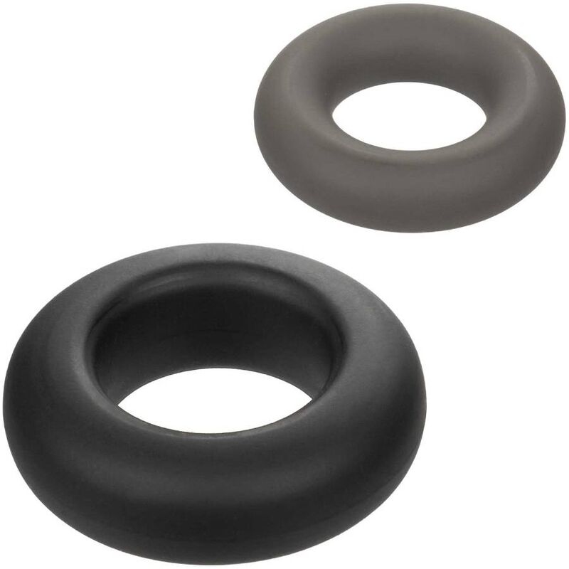 CALEXOTICS - LOT DE 2 BAGUES PROLONGÉES ALPHA GRIS