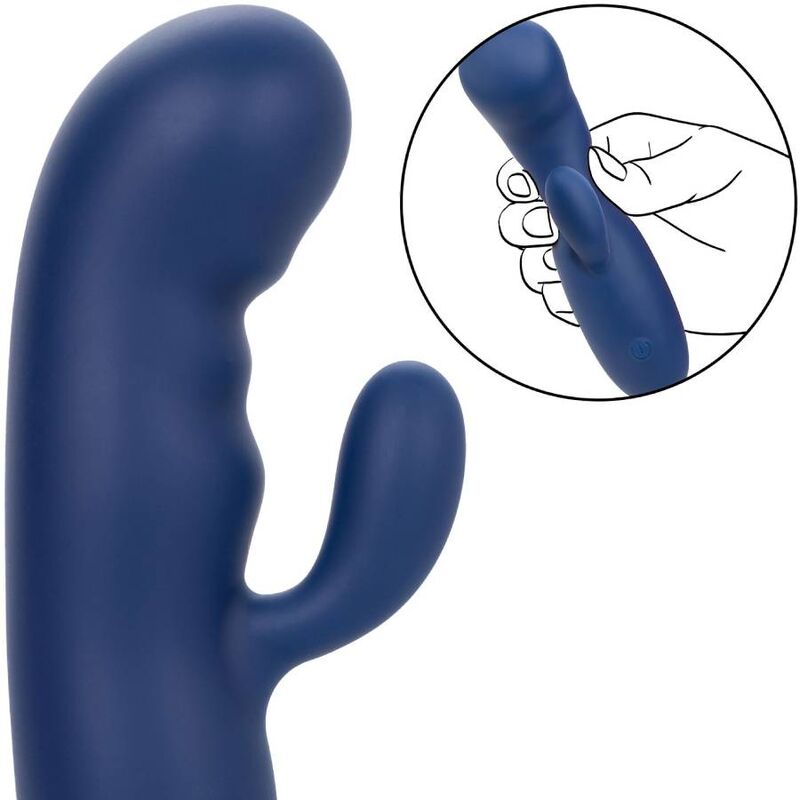 CALEXOTICS - DUO CACHEMIRE SOIE BLEU