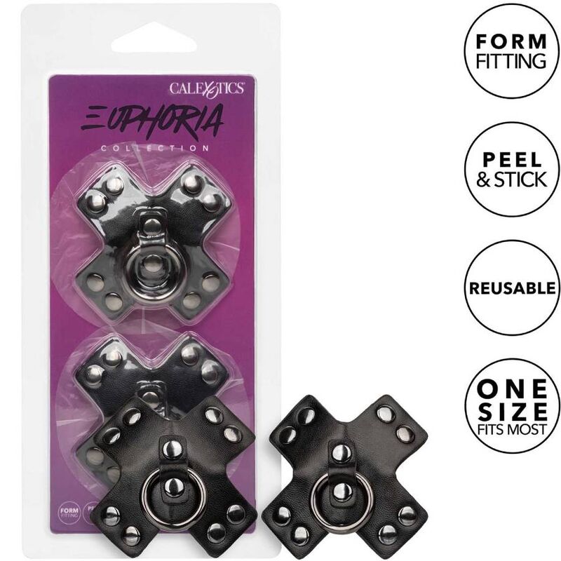 CALEXOTICS - Protège-tétons EUPHORIA avec joint torique noir