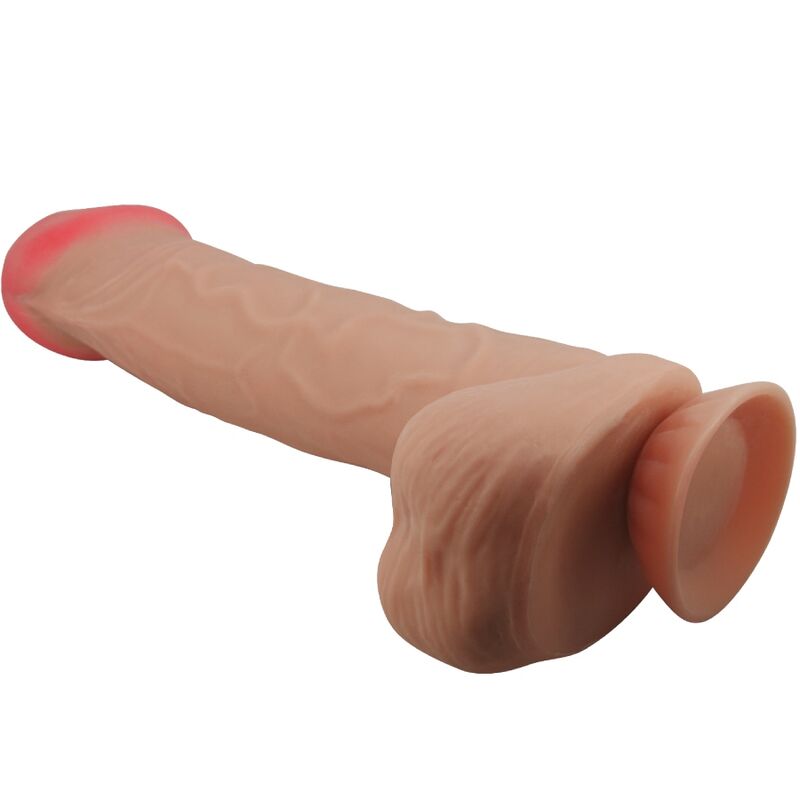 PRETTY LOVE - SÉRIE PEAU COULISSANTE GODE RÉALISTE AVEC VENTOUSE PEAU COULISSANTE 26 CM