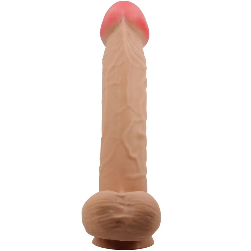 PRETTY LOVE - SÉRIE PEAU COULISSANTE GODE RÉALISTE AVEC VENTOUSE PEAU COULISSANTE 26 CM
