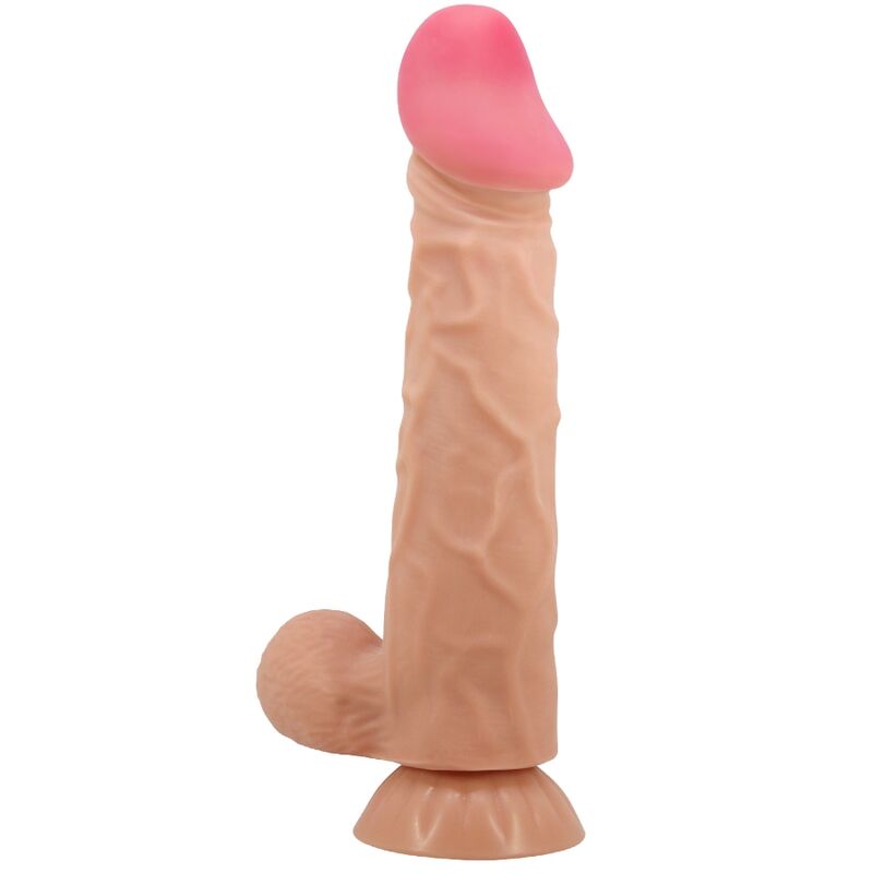 PRETTY LOVE - SÉRIE PEAU COULISSANTE GODE RÉALISTE AVEC VENTOUSE PEAU COULISSANTE 24 CM