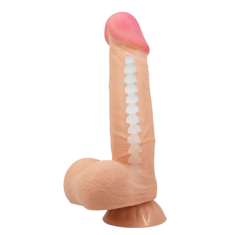 PRETTY LOVE - SÉRIE PEAU COULISSANTE GODE RÉALISTE AVEC VENTOUSE PEAU COULISSANTE 21,8 CM
