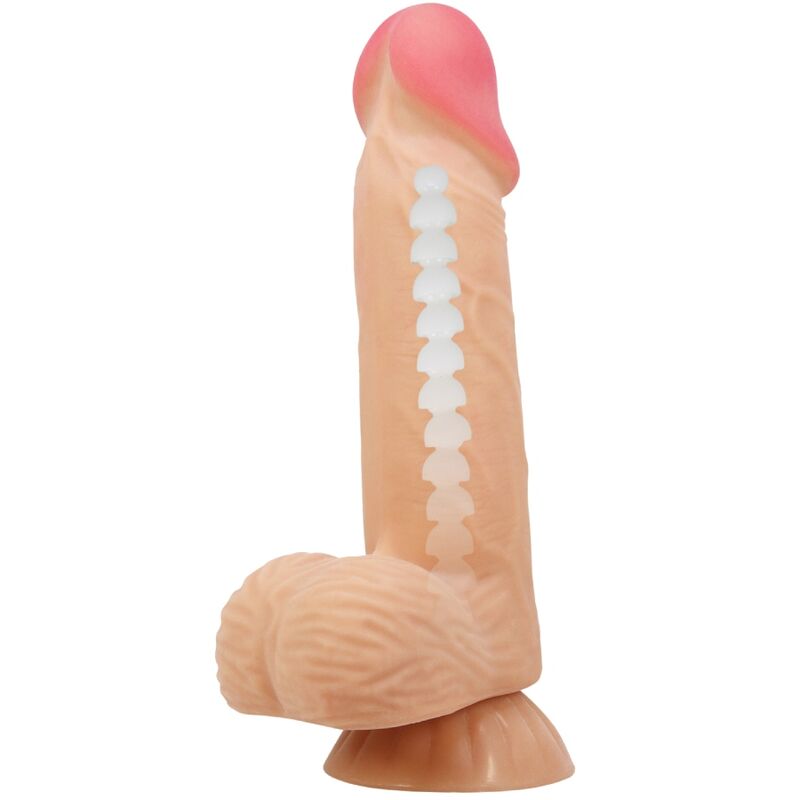 PRETTY LOVE - SÉRIE PEAU COULISSANTE GODE RÉALISTE AVEC VENTOUSE PEAU COULISSANTE 20,6 CM