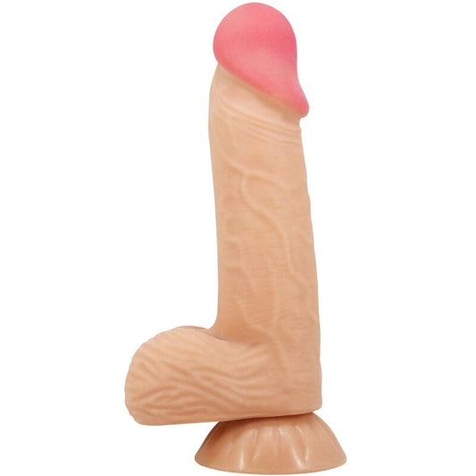 PRETTY LOVE - SÉRIE PEAU COULISSANTE GODE RÉALISTE AVEC VENTOUSE PEAU COULISSANTE 20,6 CM