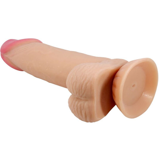 PRETTY LOVE - SÉRIE PEAU COULISSANTE GODE RÉALISTE AVEC VENTOUSE PEAU COULISSANTE 19,4 CM