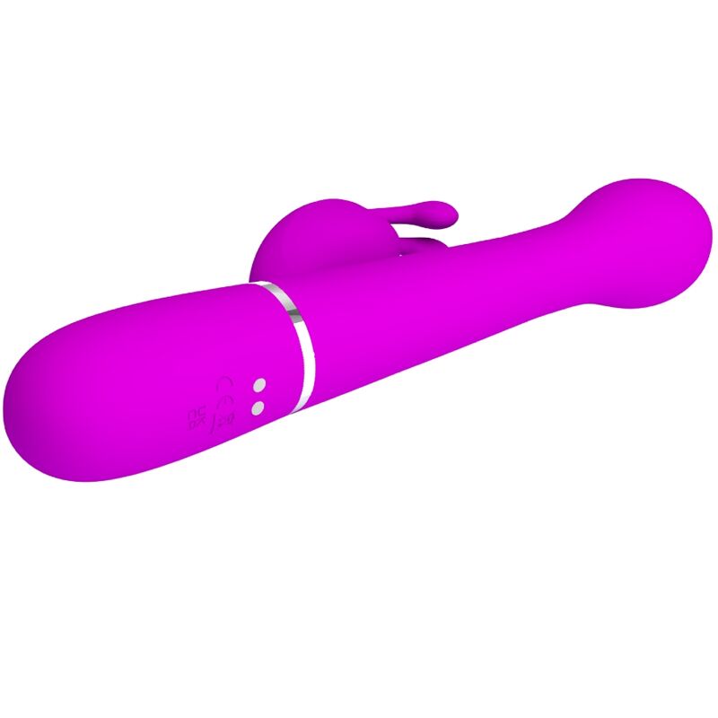 PRETTY LOVE - DEJON 3-IN-1 MULTIFUNCTION RABBIT VIBRATOR VIOLET