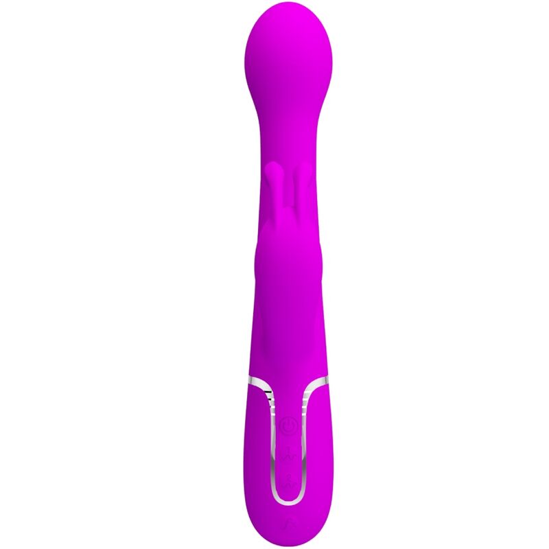 PRETTY LOVE - DEJON 3-IN-1 MULTIFUNCTION RABBIT VIBRATOR VIOLET