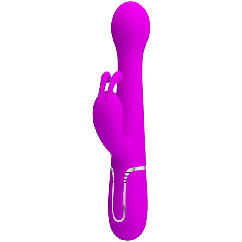 PRETTY LOVE - DEJON 3-IN-1 MULTIFUNCTION RABBIT VIBRATOR VIOLET