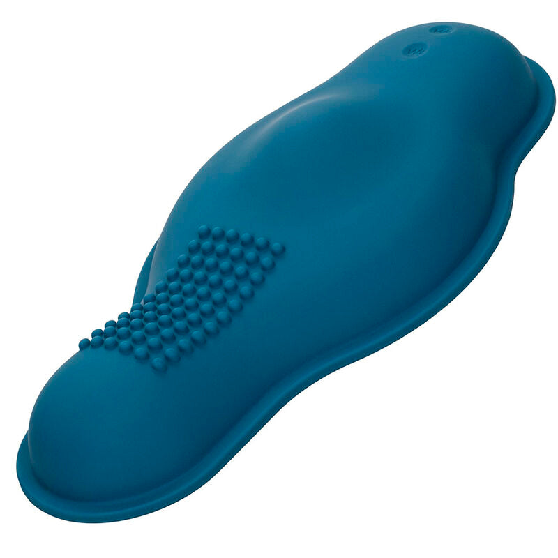CALEXOTICS - RIDER DOUBLE MOTEUR MASSAGER TÉLÉCOMMANDE BLEU