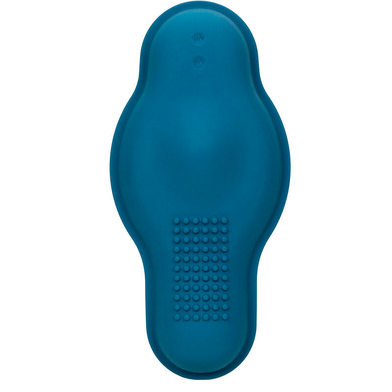 CALEXOTICS - RIDER DOUBLE MOTEUR MASSAGER TÉLÉCOMMANDE BLEU