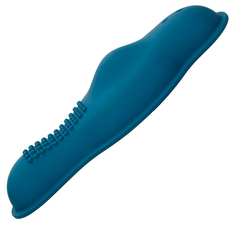 CALEXOTICS - RIDER DOUBLE MOTEUR MASSAGER TÉLÉCOMMANDE BLEU