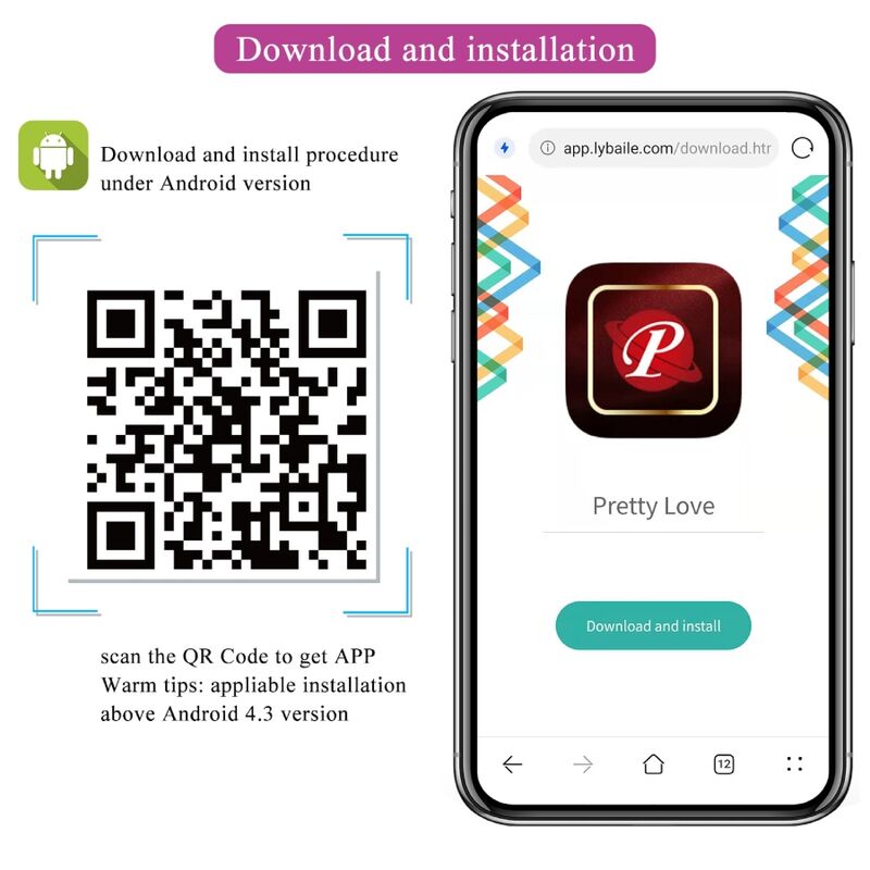 PRETTY LOVE - NYMPH APP-CONTROLLED VIBRATING EGG LILAC