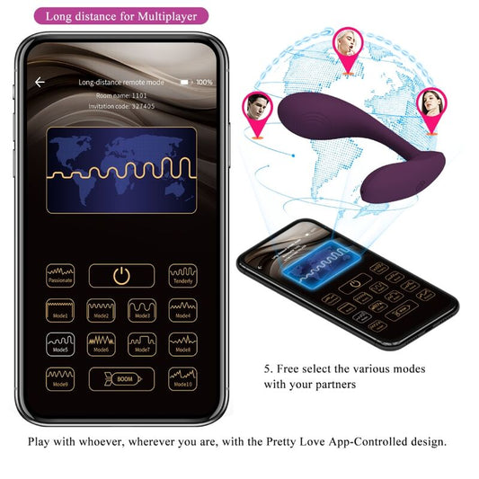 PRETTY LOVE - BAIRD G-SPOT 12 VIBRATIONS RECHARGEABLE LILAS APP