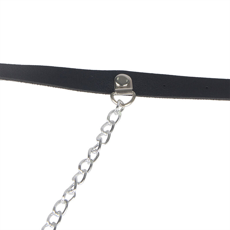 SUBBLIME - HARNAIS EN CUIR NOIR EN FORME DE CEINTURE TAILLE UNIQUE