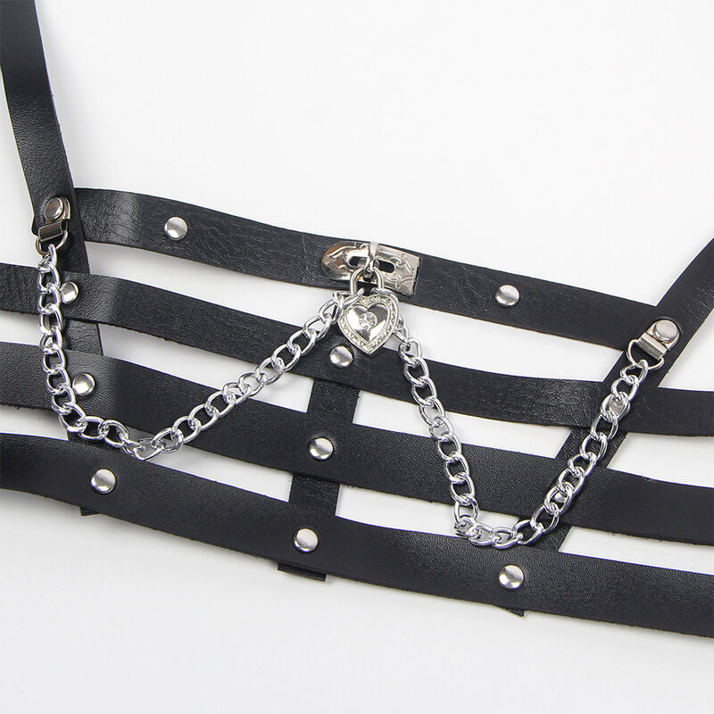 SUBBLIME - HARNAIS FORME CORSET AVEC DÉTAILS CHAÎNE TAILLE UNIQUE