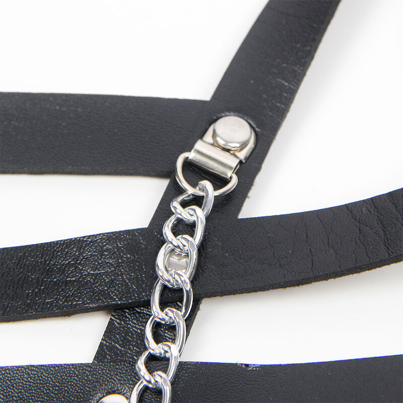 SUBBLIME - HARNAIS FORME CORSET AVEC DÉTAILS CHAÎNE TAILLE UNIQUE