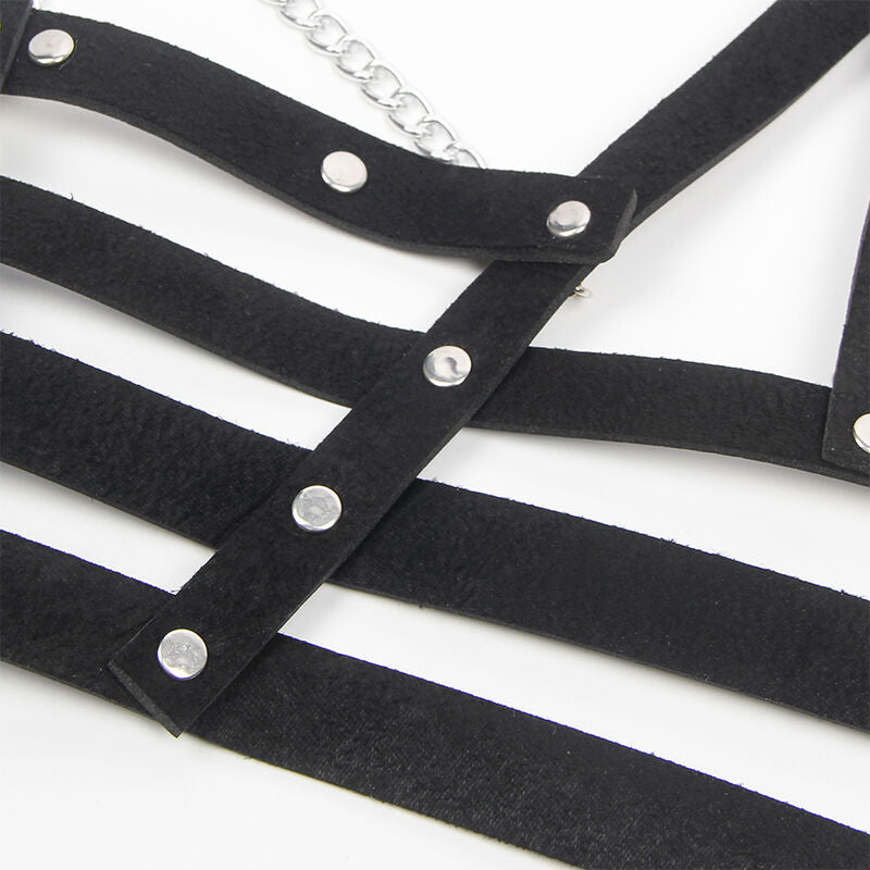 SUBBLIME - HARNAIS FORME CORSET AVEC DÉTAILS CHAÎNE TAILLE UNIQUE
